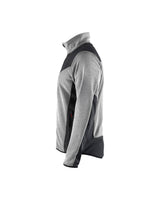 Blåkläder 5942 Strickjacke – grau-melange/schwarz