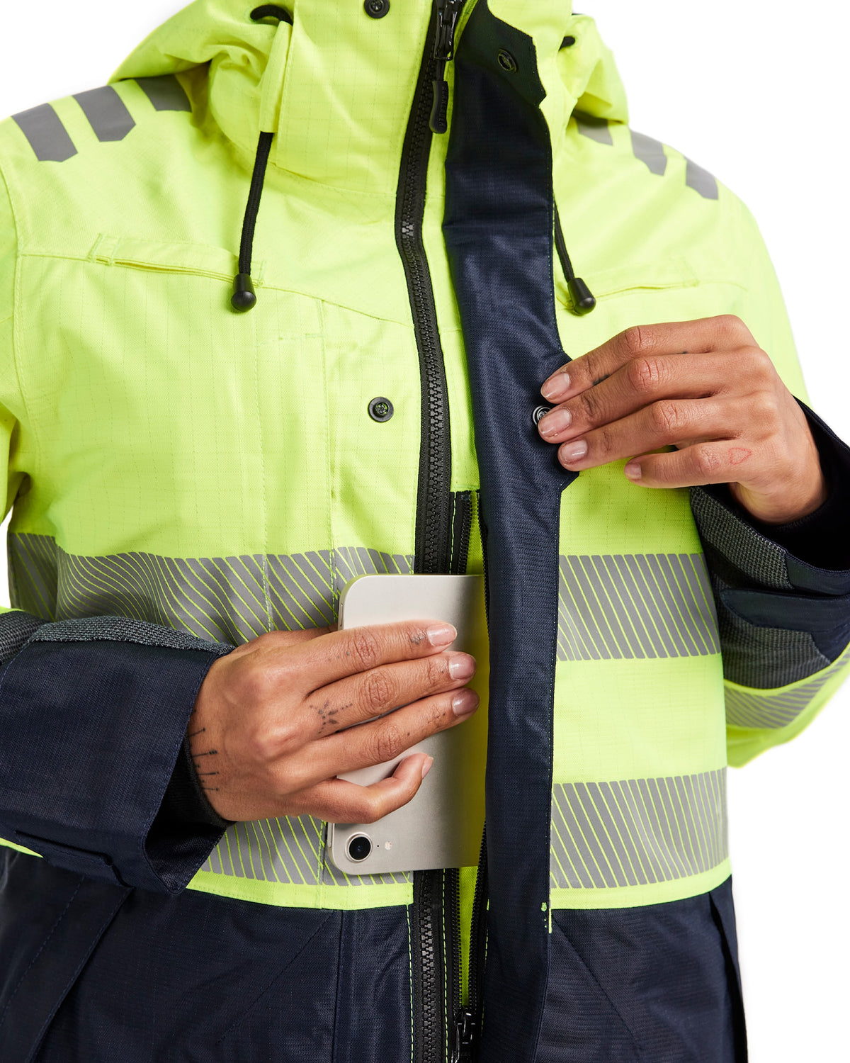 Blåkläder Damen 4449 Multinorm Regenparka gelb – gelb