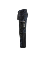 Blåkläder 1599 Canvas Stretch Handwerkerhose – dunkelmarine/schwarz