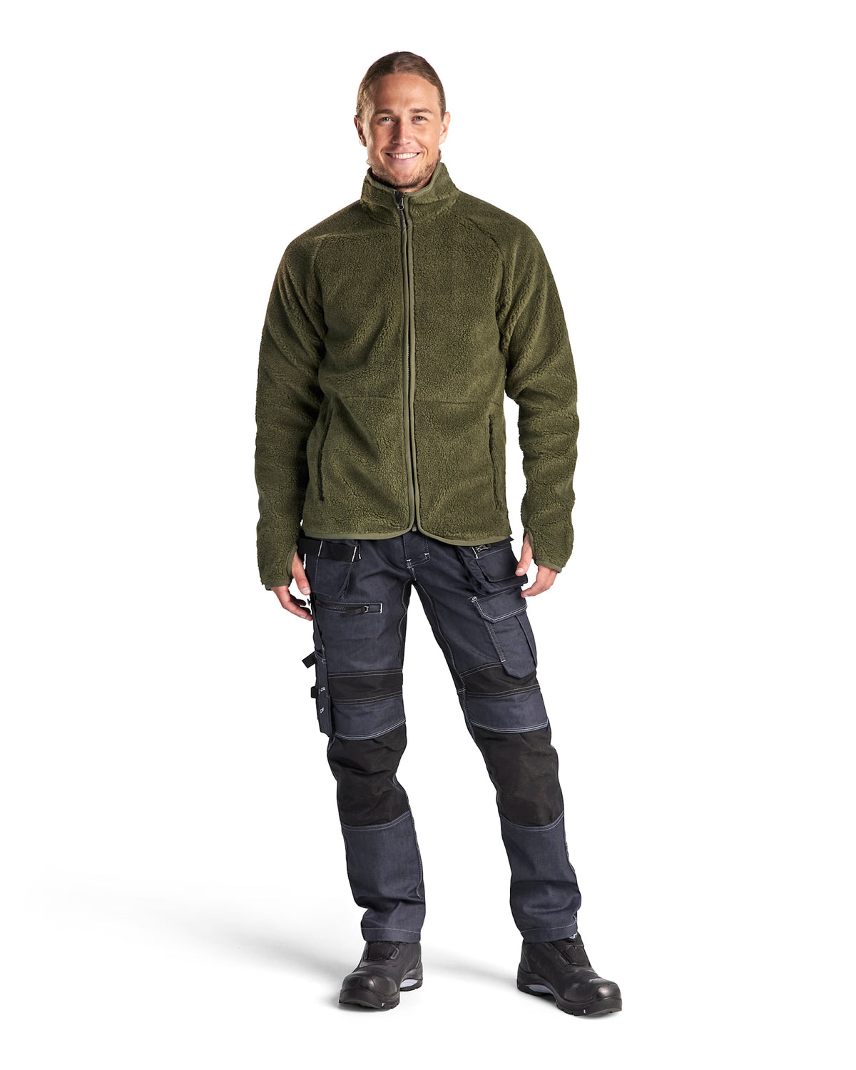 Blåkläder 4729 Faserpelzjacke – herbstgrün