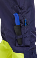 Blåkläder 1877 Warnschutz Regenhose – marine/gelb