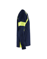 Blåkläder 3520 Langarmshirt – marine/gelb