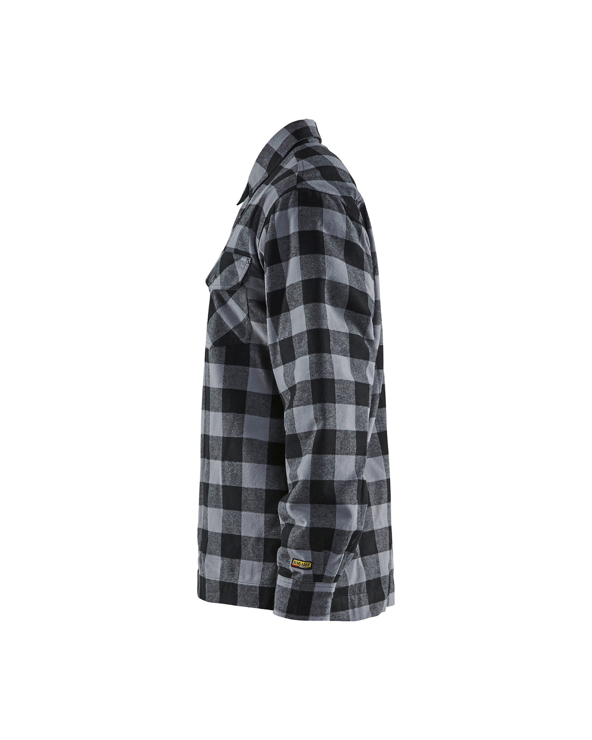 Blåkläder 3225 Gefüttertes Flanellhemd – dunkelgrau/schwarz