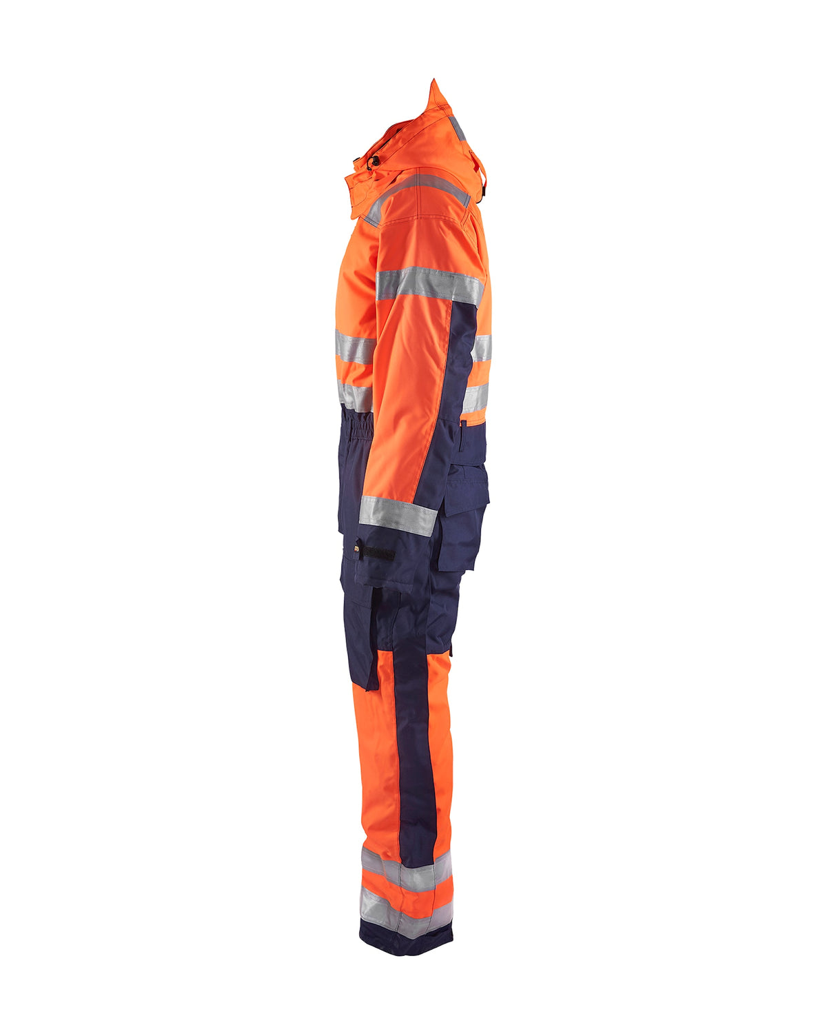 Blåkläder 6763 Warnschutz Winteroverall – orange/marine