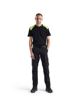 Blåkläder 3379 T-Shirt – schwarz/gelb