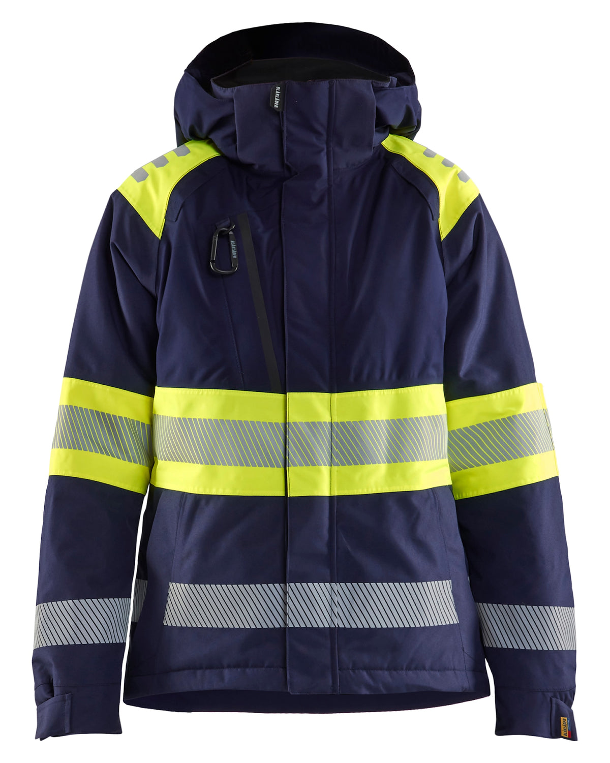 Blåkläder Damen 4470 Warnschutz Winterjacke Kl 1 – marine/orange