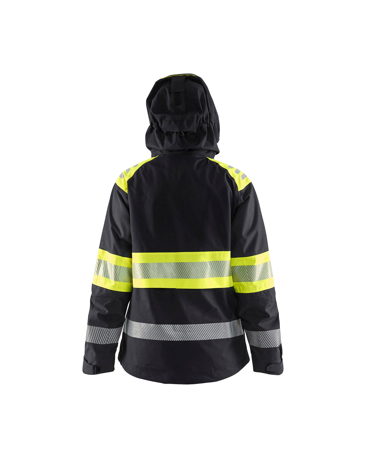 Blåkläder Damen 4430 Warnschutz Regenjacke Kl. 1 – schwarz/gelb