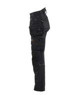 Blåkläder Damen Stretch 7170 Arbeitshose – schwarz/schwarz