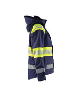 Blåkläder Damen 4430 Warnschutz Regenjacke Kl. 1 – marine/gelb