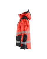 Blåkläder Damen 4456 Warnschutz Winterjacke Kl 2 – rot/schwarz