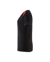 Blåkläder Damen 3479 T-Shirt – schwarz/rot