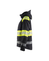 Blåkläder Damen 4430 Warnschutz Regenjacke Kl. 1 – schwarz/gelb