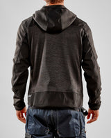 Blåkläder 4930 mit Softshell Strickjacke – dunkelgrau/schwarz