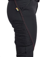Blåkläder Damen 7122 Stretch Servicehose – schwarz/rot