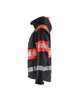 Blåkläder Damen Kl1 4404 Warnschutz Softshelljacke – schwarz/rot