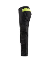 Blåkläder 1448 Industrie Stretch Bundhose – schwarz/gelb