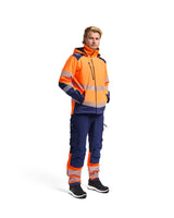 Blåkläder 4400 Blakläd Warnschutz Shoftshell Winterjacke – orange/marine