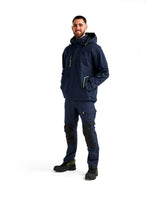 Blåkläder 4484 Stretch Winterjacke – dunkelmarine/gelb