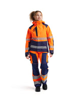 Blåkläder Damen 4436 Warnschutz Regenjacke Kl. 2 – orange/marine