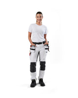 Blåkläder Damen 7910 Malerhose mit Stretch weiß – weiß