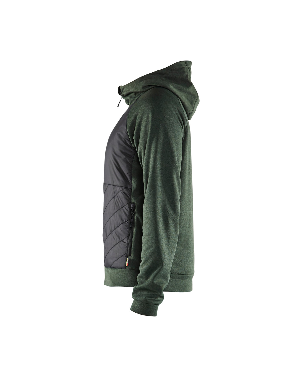 Blåkläder 3463 Hybrid Kapuzen-Sweatjacke – herbstgrün/schwarz