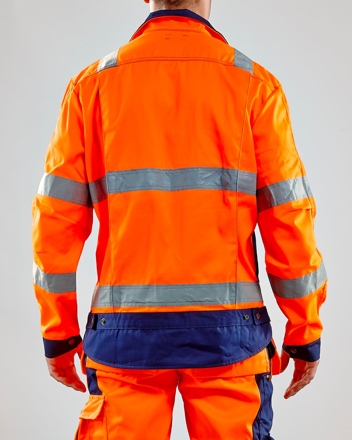 Blåkläder 4023 Warnschutz-Bundjacke – orange/marine