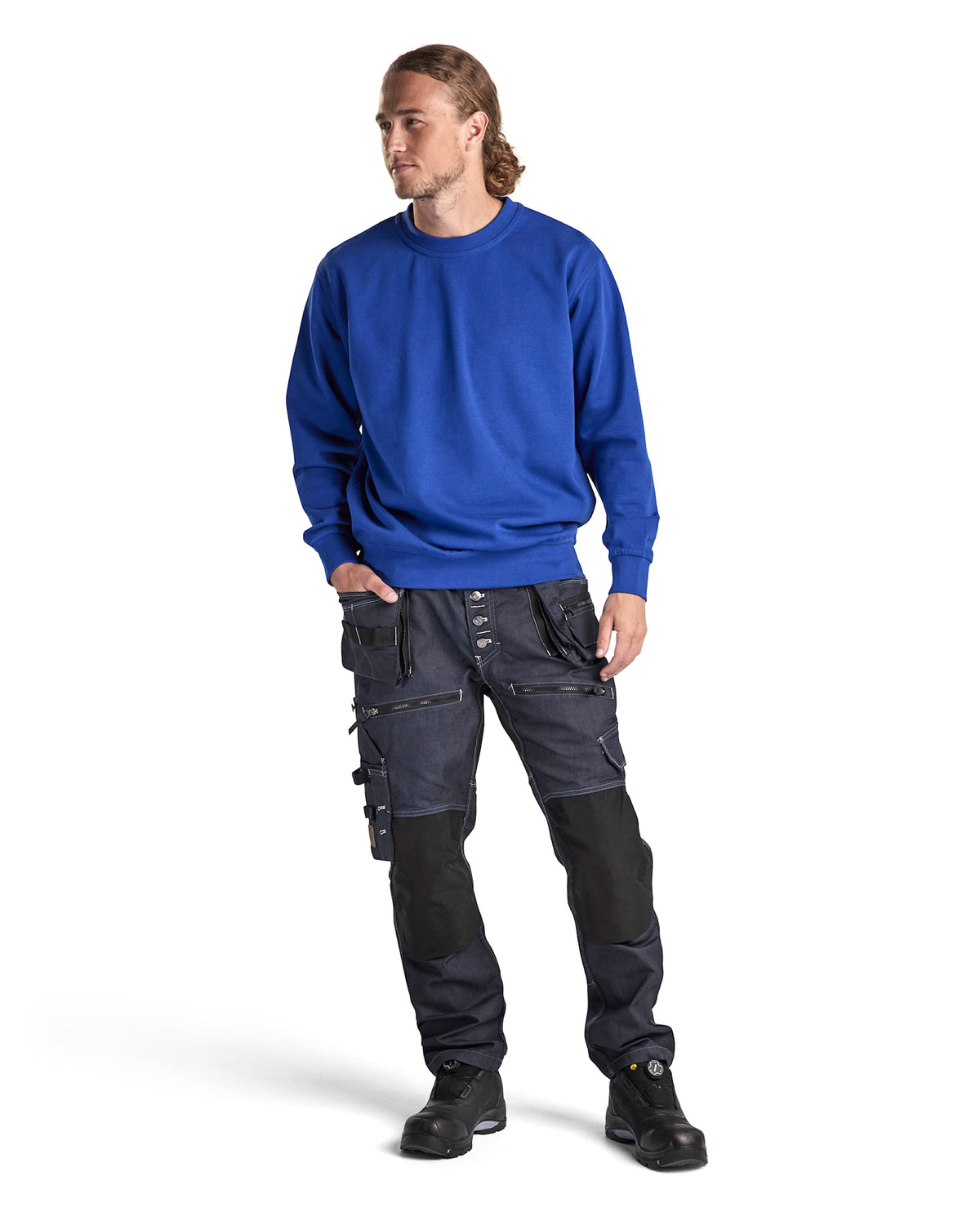 Blåkläder 3340 Rundhals Pullover – kornblau