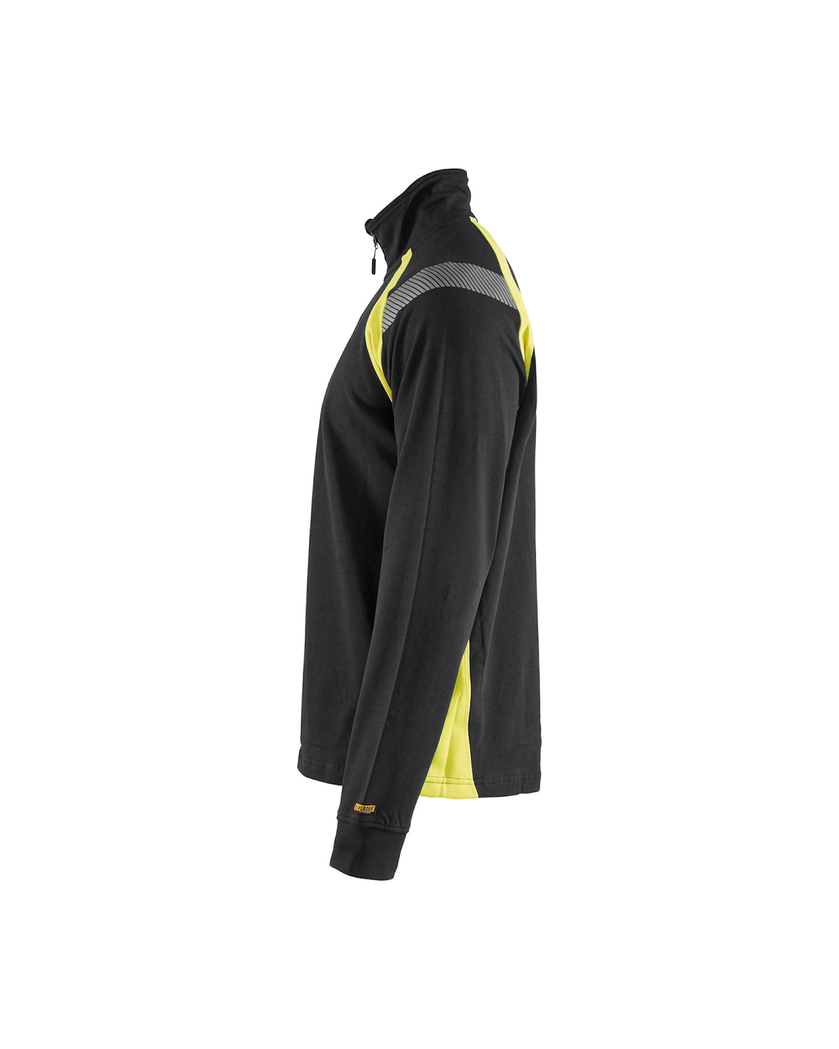 Blåkläder 3432 Zip-Sweatshirt – schwarz/gelb