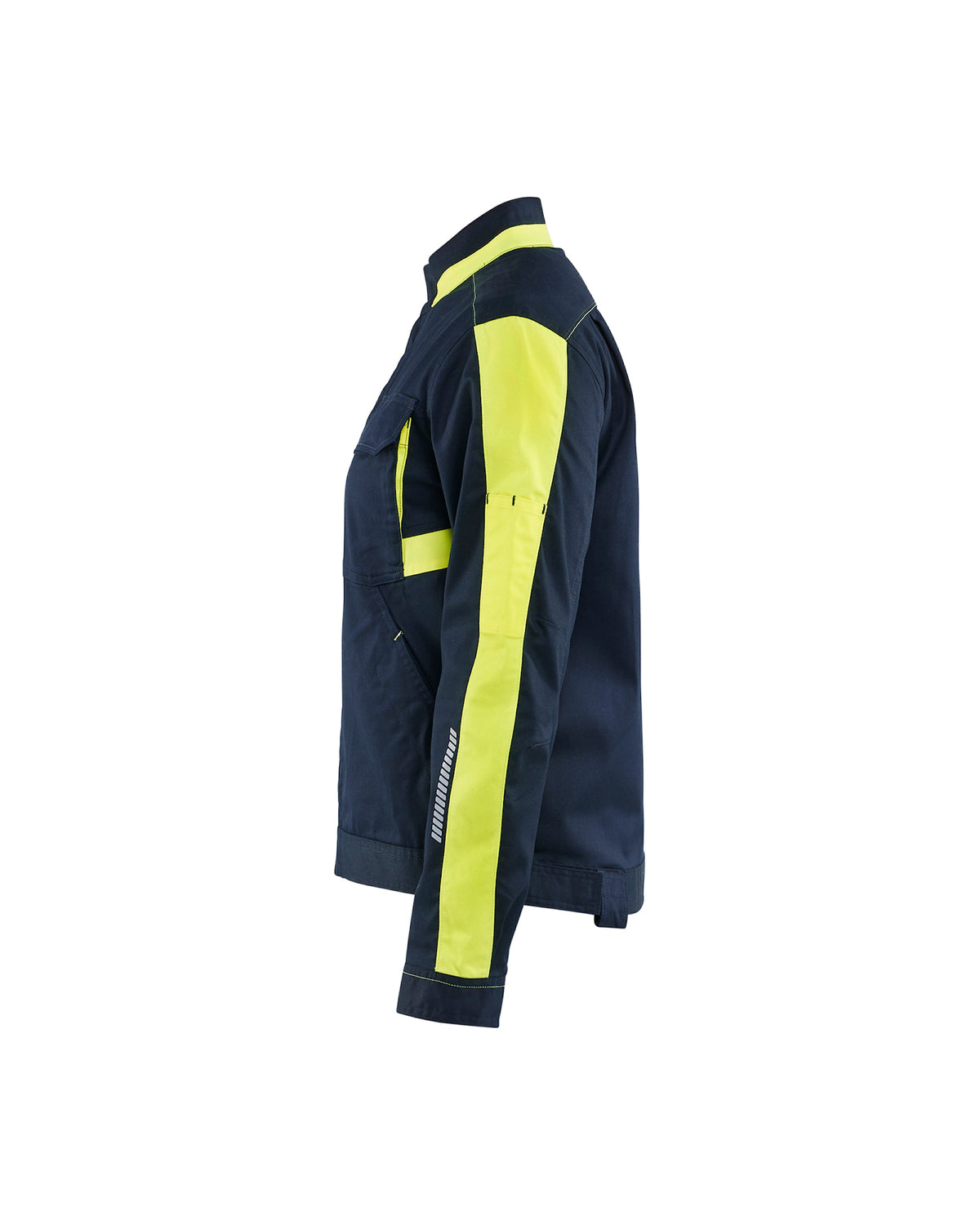 Blåkläder Damen 4443 Industrie Stretch Bundjacke – dunkelmarine/gelb
