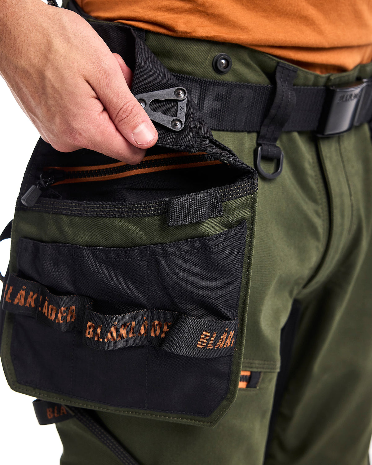 Blåkläder Striker Stretch Shorts – waldgrün/rost