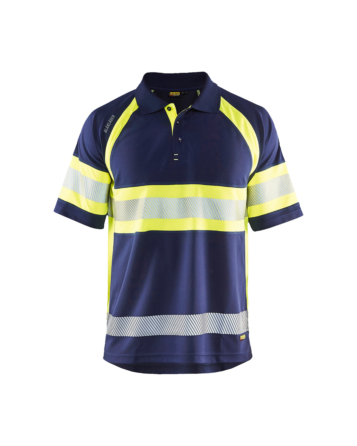 Blåkläder 3338 Warnschutz Polo-Shirt – marine/gelb