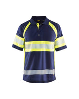 Blåkläder 3338 Warnschutz Polo-Shirt – marine/gelb