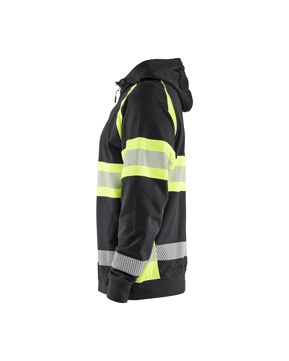 Blåkläder Kl. 1 3552 Warnschutz Kapuzen-Sweatjacke – schwarz/gelb