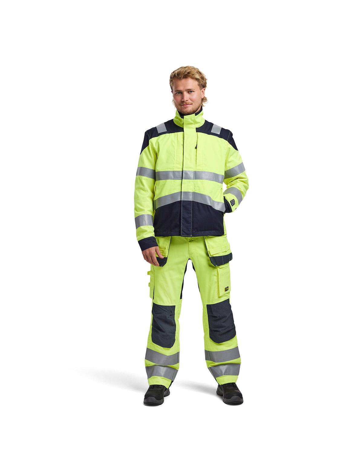 Blåkläder 1587 Multinorm Stretch Handwerkerhose gelb – gelb