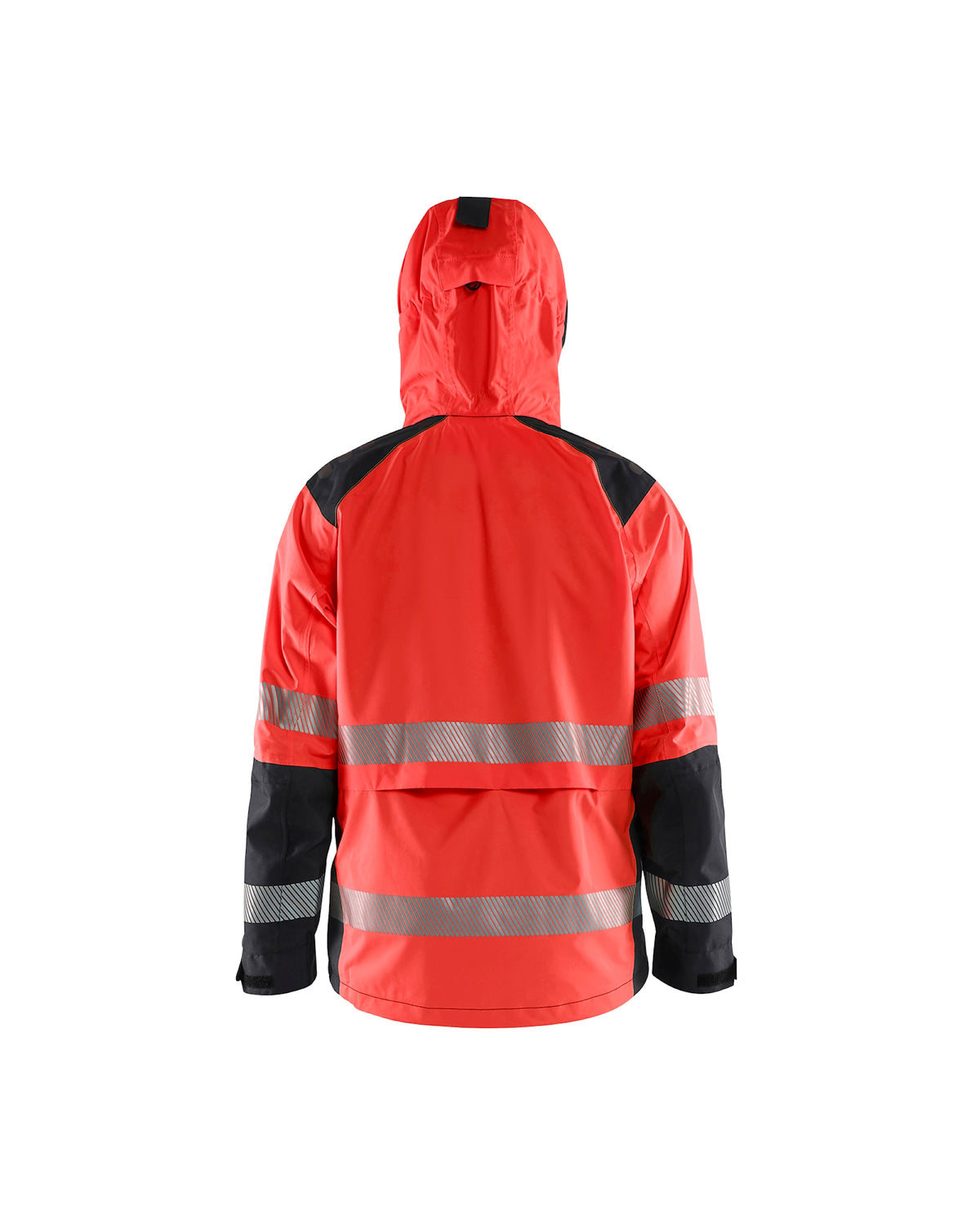 Blåkläder 4435 Warnschutz Regenjacke Kl. 3 – rot/schwarz