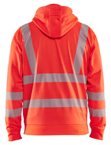 Blåkläder Kl. 3 3565 Warnschutz Kapuzen-Sweatjacke – rot