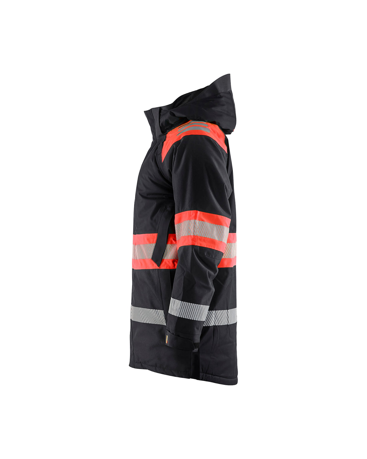 Blåkläder 4485 Warnschutz Winterparka Kl. 1 – schwarz/rot