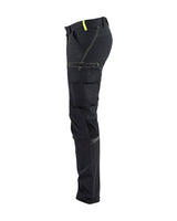 Blåkläder 1422 Stretch Servicehose – schwarz/gelb