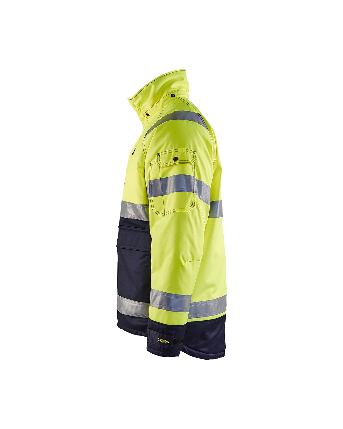 Blåkläder 4828 Warnschutz-Winterjacke – gelb/marine