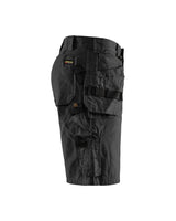 Blåkläder 1534 Canvas Handwerker-Shorts – schwarz