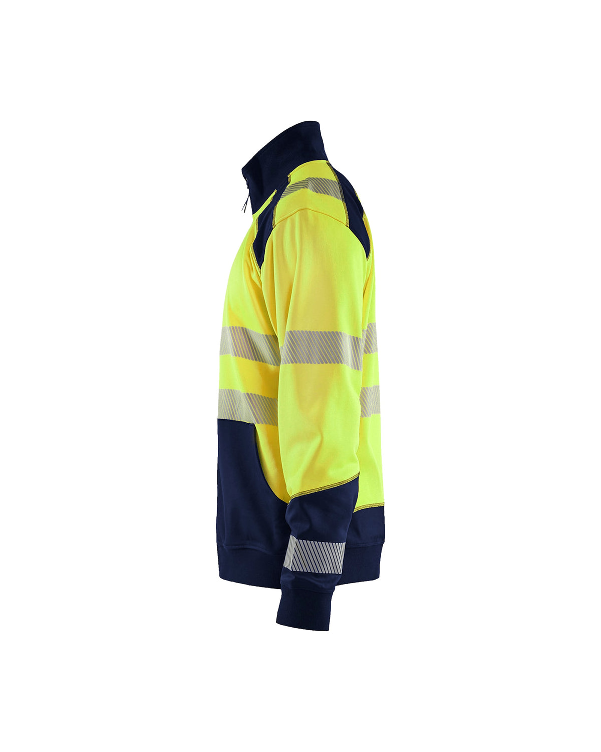 Blåkläder 3558 Warnschutz Sweatjacke – gelb/marine