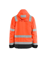 Blåkläder 4837 Warnschutz Regenjacke – rot/schwarz
