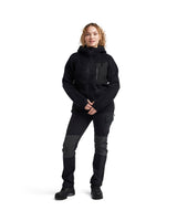 Blåkläder Damen 4727 Faserpelz-Kapuzenjacke – schwarz