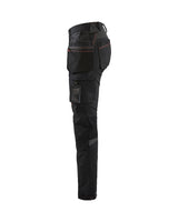 Blåkläder Damen 7192 Stretch Handwerkerhose – schwarz/rot