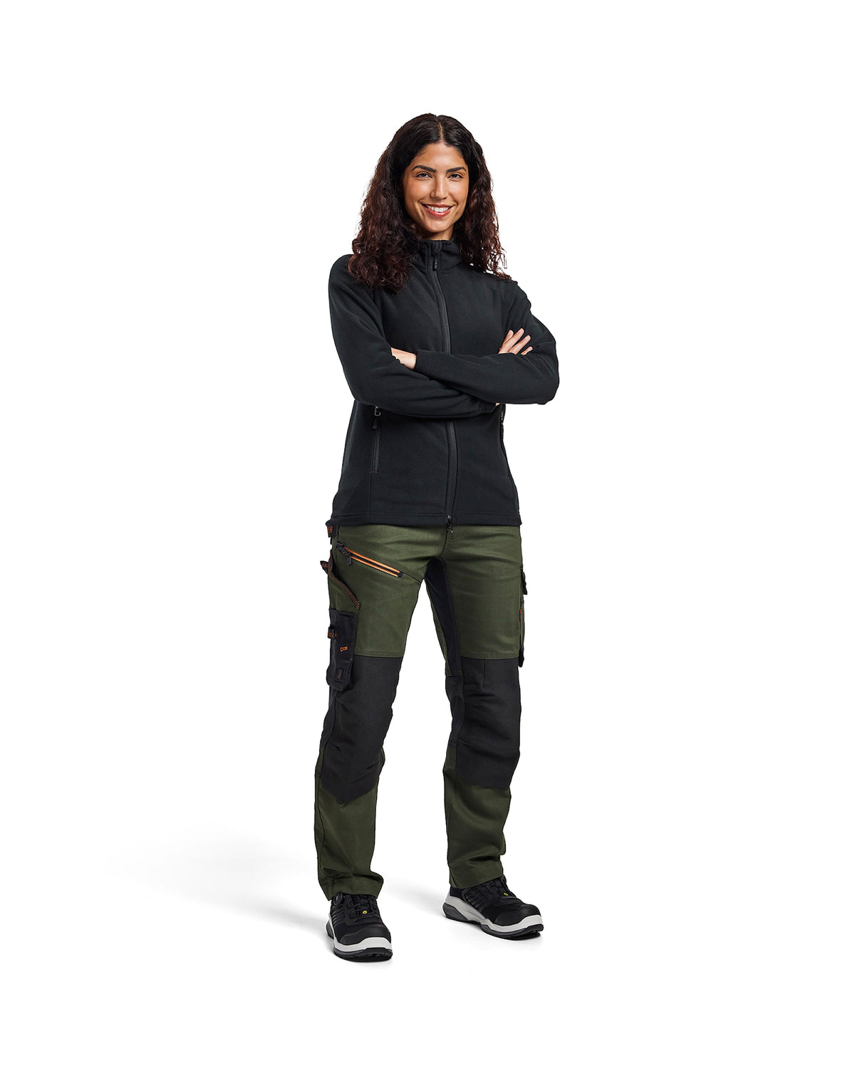 Blåkläder Damen 4722 Microfleece Jacke – schwarz