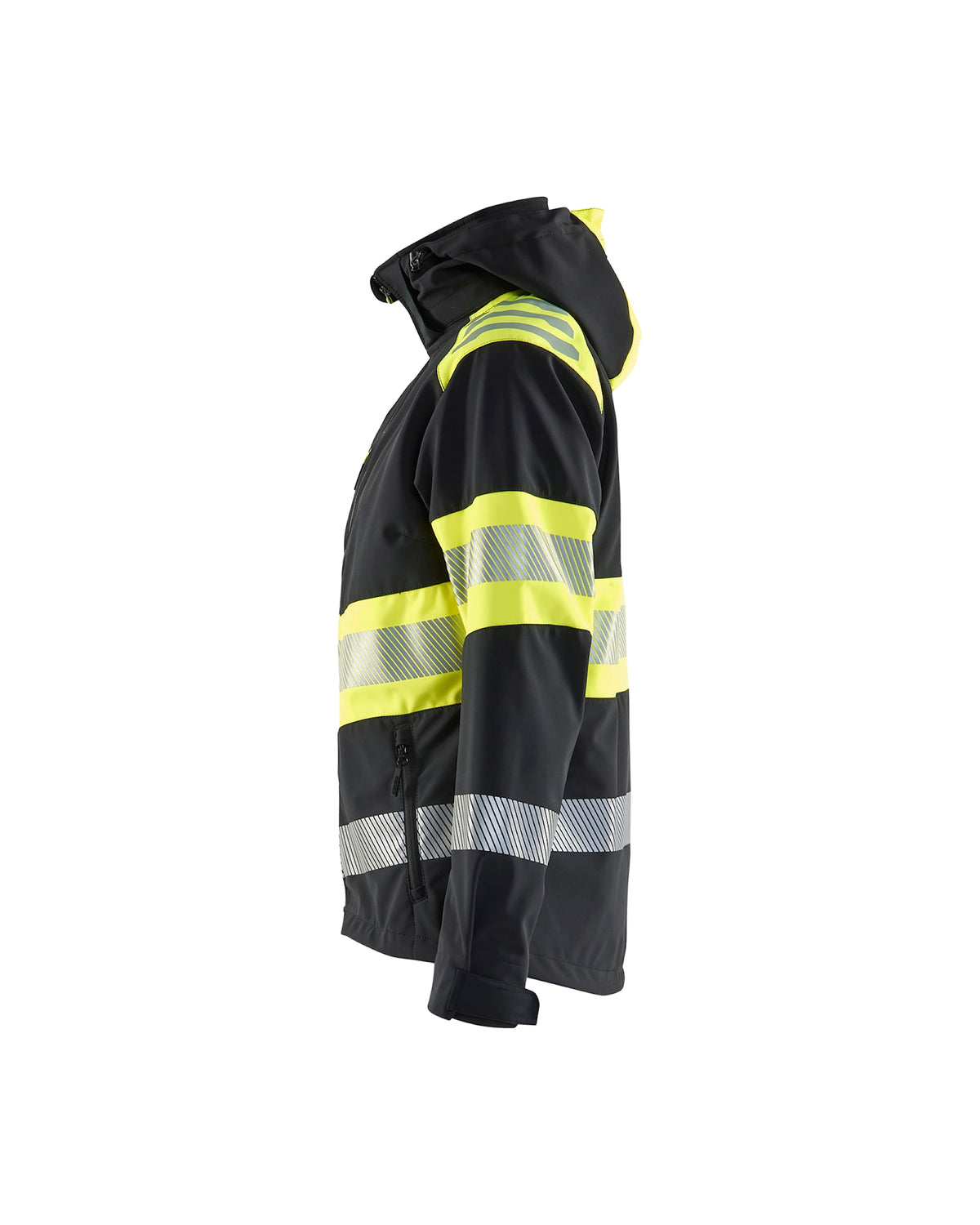 Blåkläder Damen Kl1 4404 Warnschutz Softshelljacke – schwarz/gelb