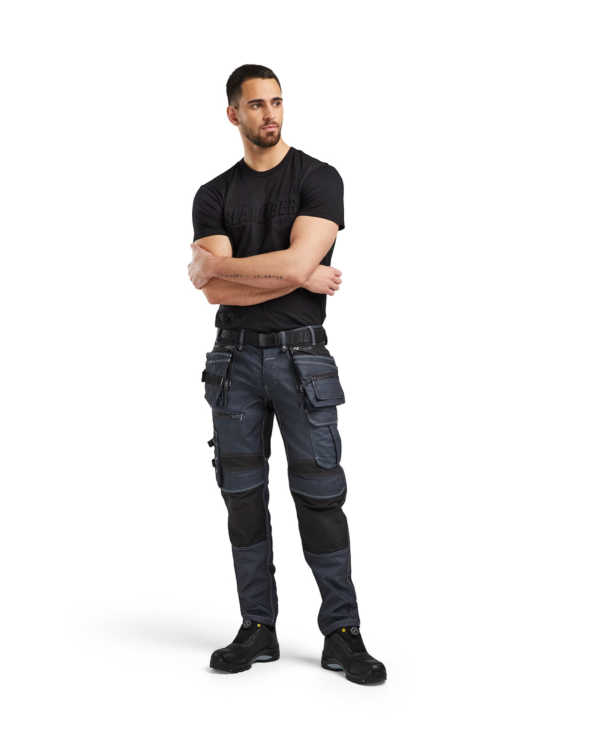 Blåkläder 1990 Handwerker Stretch-Jeans X1900 – marine/schwarz